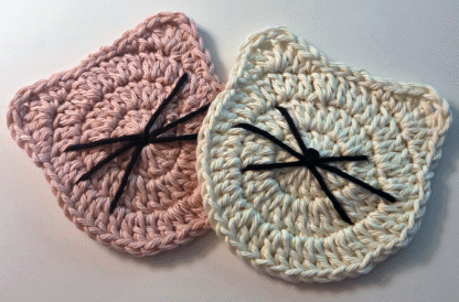 Kitty Mug Rug - Crochet Pattern