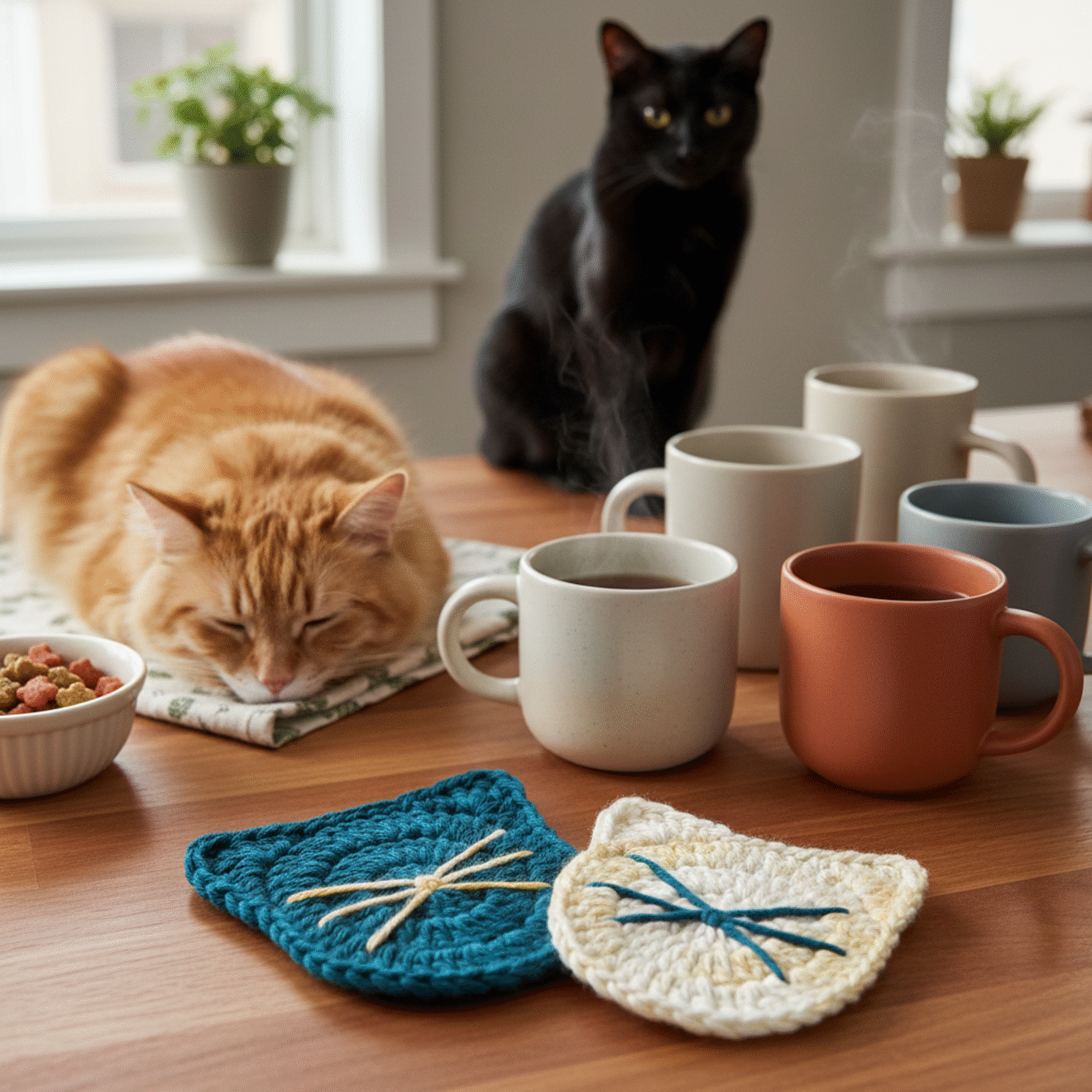 Crochet Coaster Set