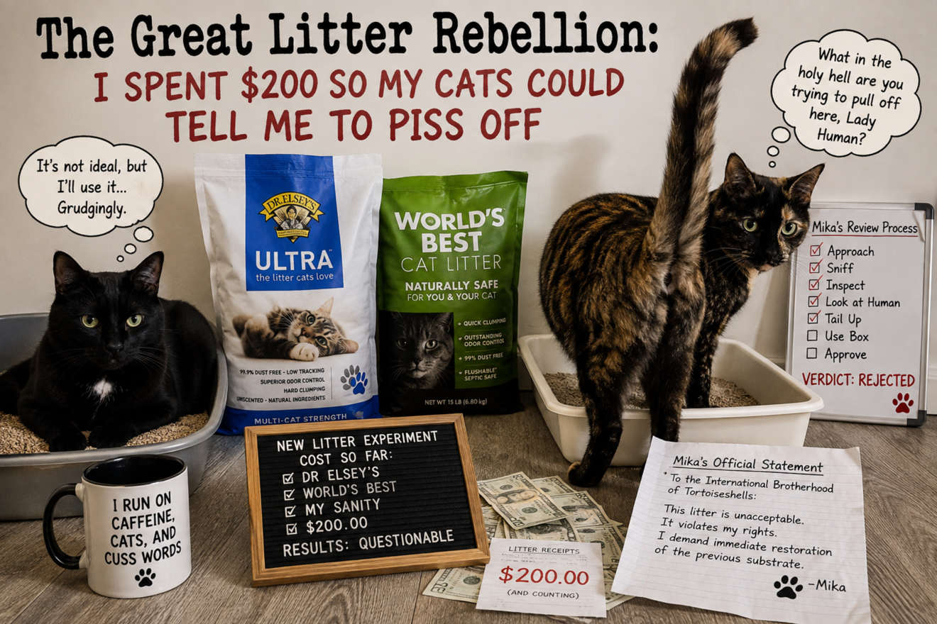 The Great Litter Rebellion: I Spent $200 So My Cats Could Tell Me to Piss Off
